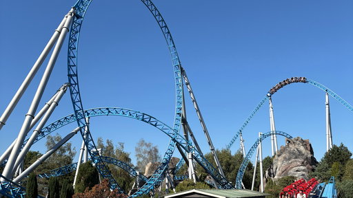 blue fire Megacoaster
