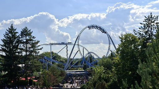 blue fire Megacoaster