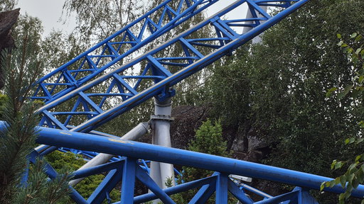 blue fire Megacoaster
