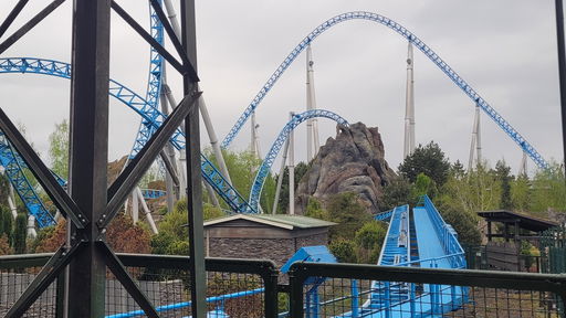 blue fire Megacoaster