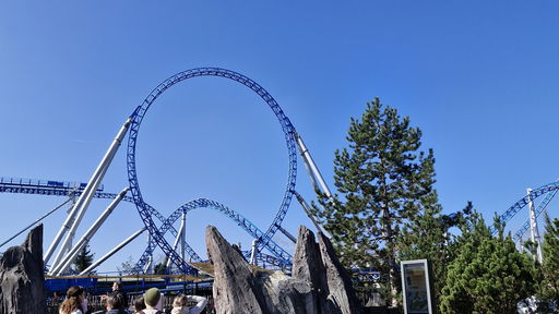 blue fire Megacoaster