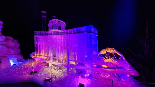 Eisskulpturen-Dome - Zeitreise ins Jahr 1975