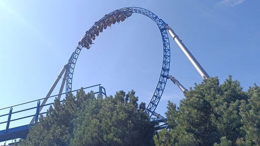 blue fire Megacoaster