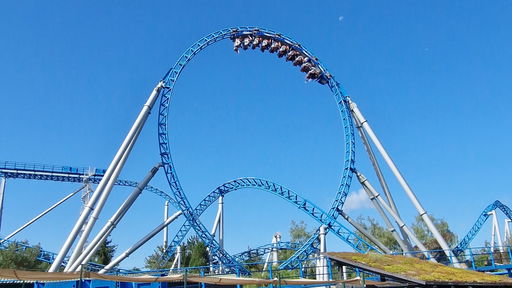 blue fire Megacoaster