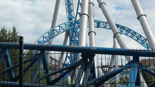 blue fire Megacoaster