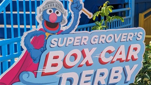 Super Grover's Box Car Derby