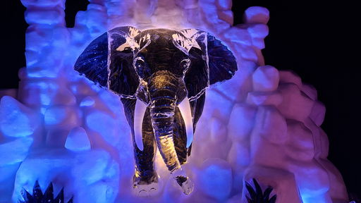 Eisskulpturen-Dome - Zeitreise ins Jahr 1975