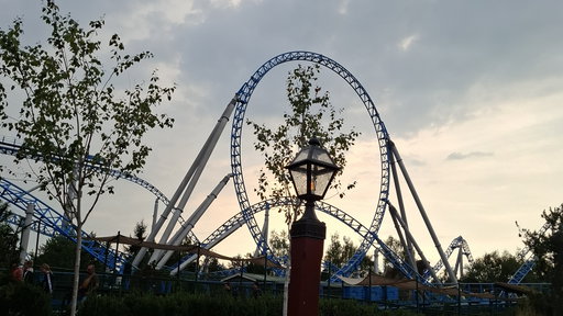 blue fire Megacoaster
