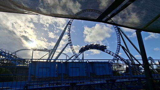 blue fire Megacoaster