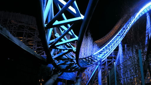 blue fire Megacoaster