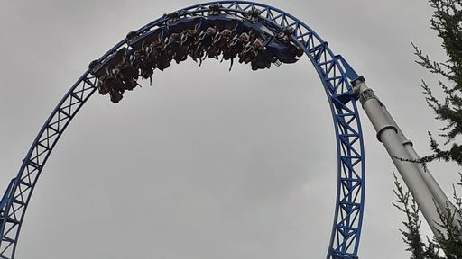 blue fire Megacoaster