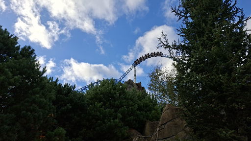 blue fire Megacoaster