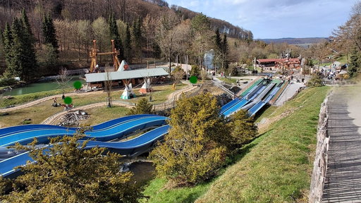Yakaris rutschige Wasserfälle