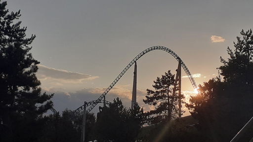 blue fire Megacoaster