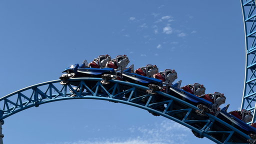 blue fire Megacoaster