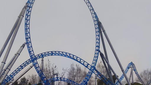 blue fire Megacoaster