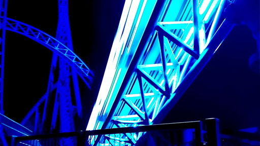 blue fire Megacoaster