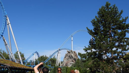 blue fire Megacoaster