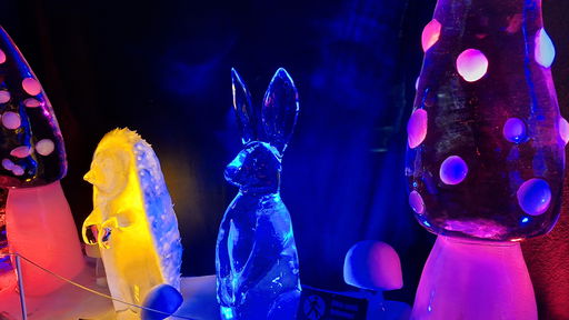 Eisskulpturen-Dome - Zeitreise ins Jahr 1975